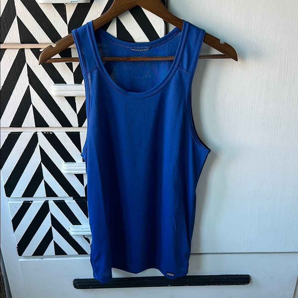 Patagonia Capilene Cool Trail tank top - Men’s Small - Blue